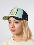 Бейсболка CAPSLAB арт. CL/REM6/1/PCT/GUN Rick And Morty Rick (черный / мятный)